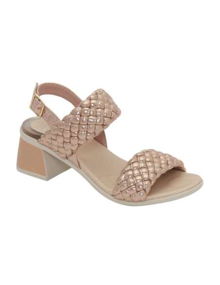 Sandalia Señora PROMENADE 2 BANDS ROSE GOLD