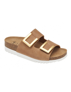 Sandalia Señora MONTEREY 2 STRAPS AD COGNAC