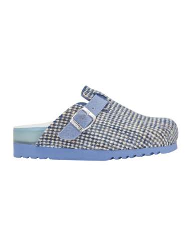 Pantufa de Senhora POPPY BLUE MULTI Hydrastep