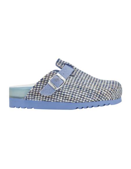 Pantufa de Senhora POPPY BLUE MULTI Hydrastep