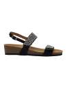 Sandalia Señora DOHA 2 STRAPS SANDAL' 24 NEGRO
