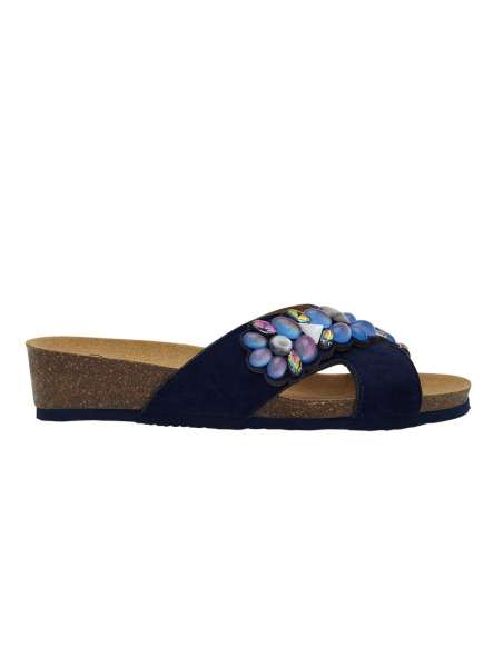 Sandalia Señora PALAU CROSS '24 NAVY BLUE